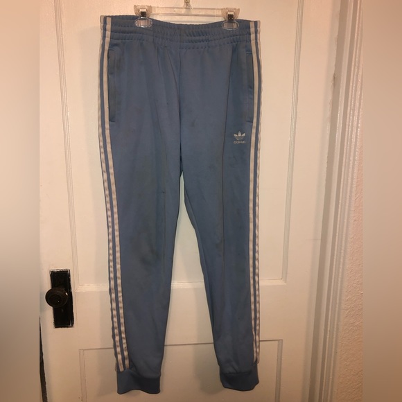 baby blue Adidas Sweatpants size M - Picture 10 of 11